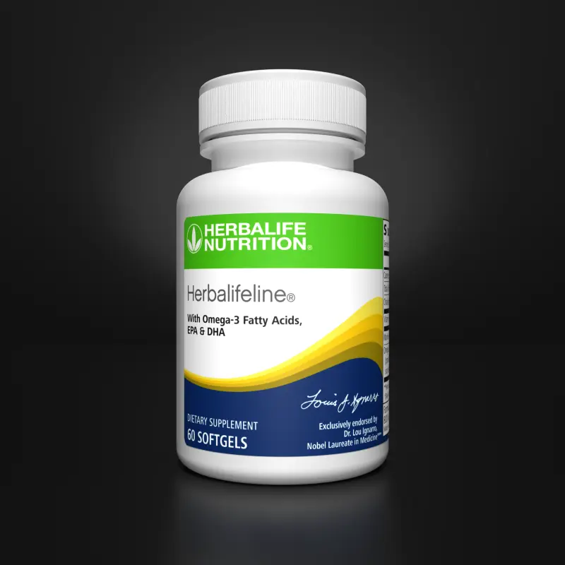 Herbalifeline Omega-3 Softgels - Single Color Studio